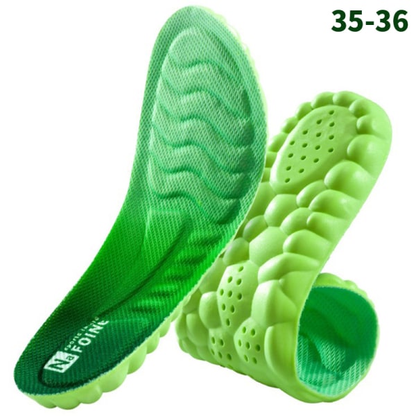 Comfort Sport hengittävä pohjallinen kenkien pohjalle size 35-36