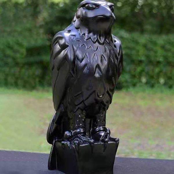 1 kpl Black Resin Maltan Falcon -patsashyllykoristeita 1PCS