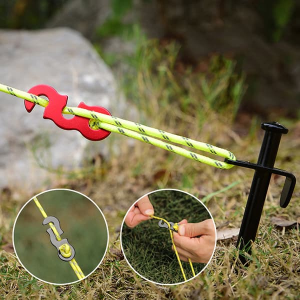 10 stk Campingteltsnor Tauspennespennere Festesett Blue 10 PCS