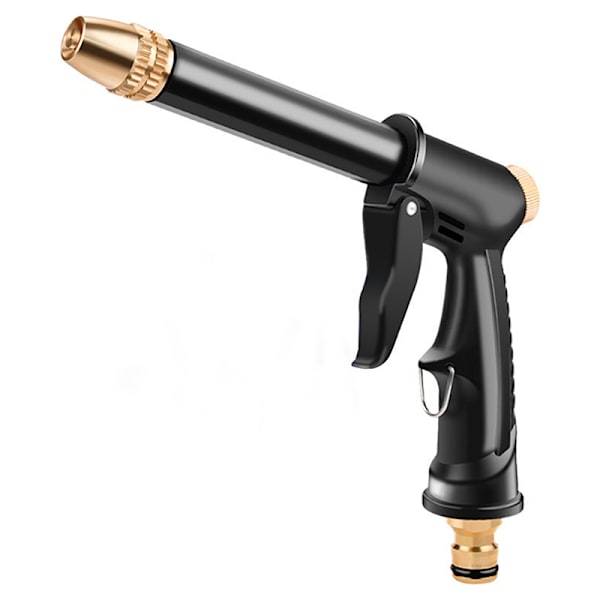 Høytrykkssprayvann Munnstykke for hageslange Black