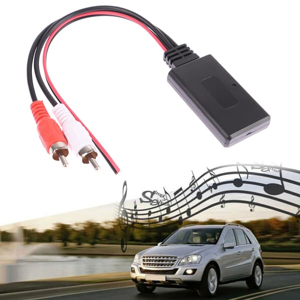Bil trådløs Bluetooth-mottakermodul AUX-adapter