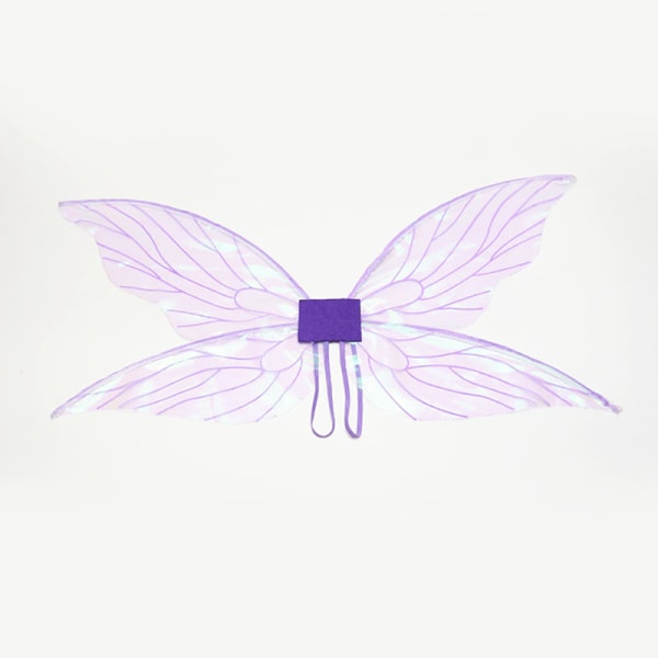 Butterfly Fairy Wings Pue Tyttö Syntymäpäivä Elf Wings Purple