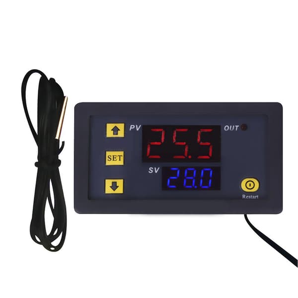 Mini digitaalinen lämpötilasäädin, termostaattisäädin 12v