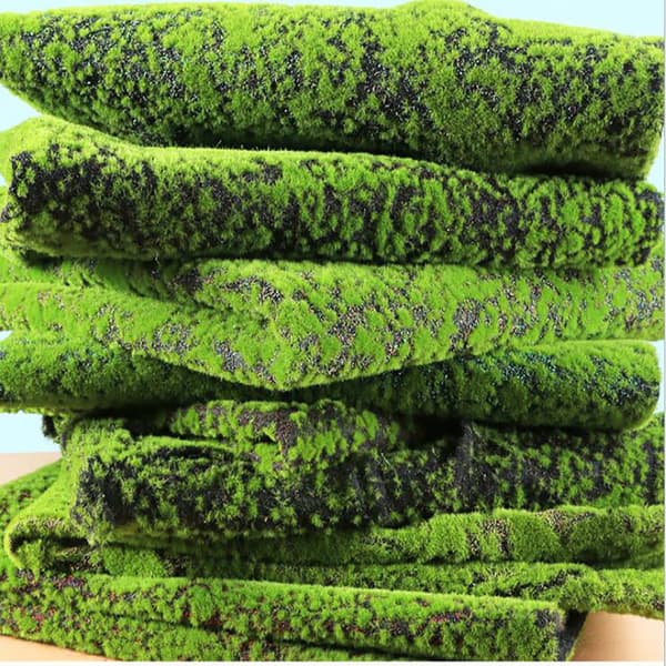 100*100cm Grønn s Moss Gressmatte For Home Decor Coffee