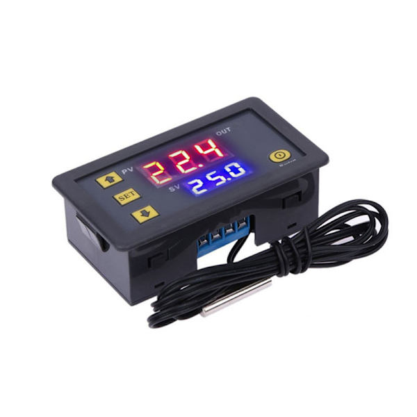 Mini digital temperaturkontroller termostatregulator 12v