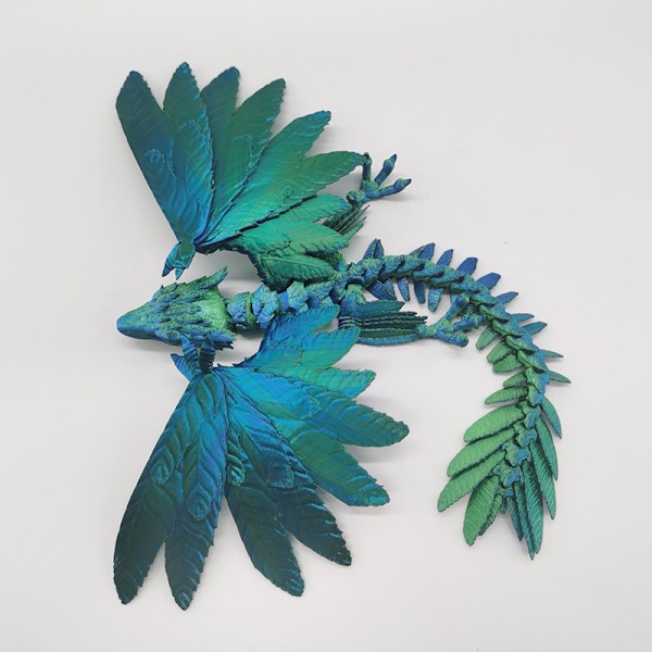 3D- printed lohikäärme ja siivet -lelu Crystal Dragon -lelut A2
