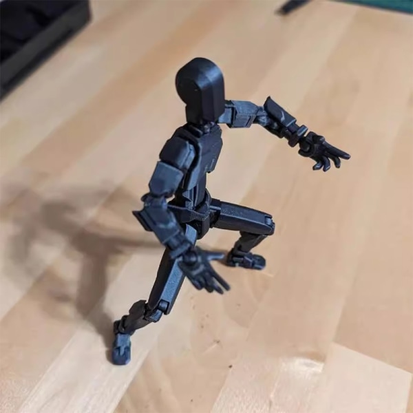 Multi-ed rörlig robot 3D- printed skyltdocka leksaker Green