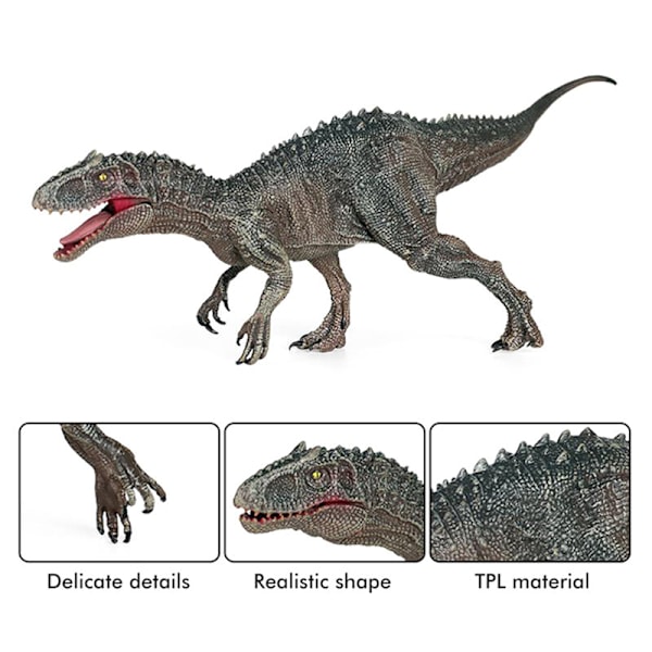 Indominus Rex liikkuvalla leualla lasten mallilelu