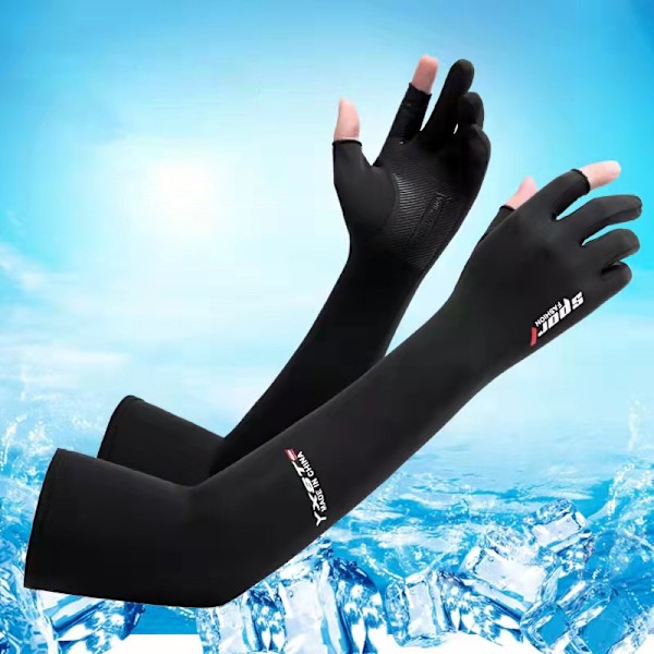 UV-solskyddande ärmar för män, långa ärmar, solskydd Light blue 1Pairs
