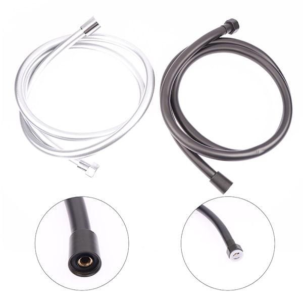 Suihkuletku Universal kylpyhuoneen asennus PVC-pehmeä kylpyamme Silver