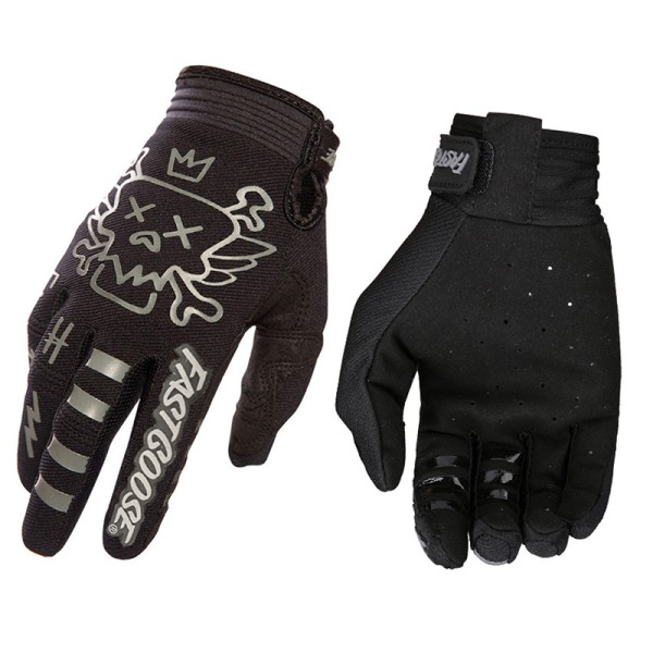 Unisex Sport Full Finger Cykelhandskar Cykelcykel Outdoor G red M