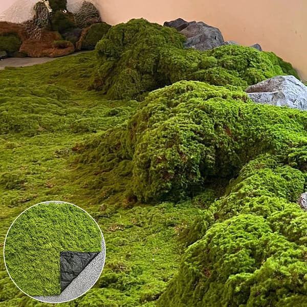 Konstgjord Moss Landskap Bionic Gräsmatta Falsk Moss Micro Landskap Green A1