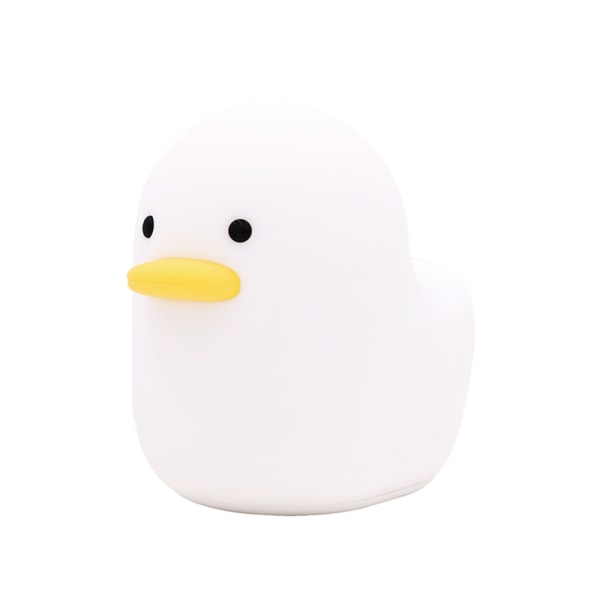 e Nattlys Silikon Soft Touch Sensor Duck LED Nattlampe Duck