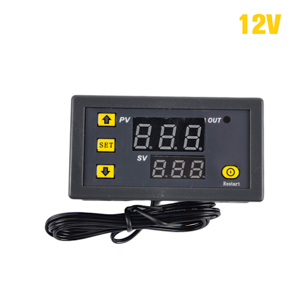 Mini digital temperaturkontroller termostatregulator 12v