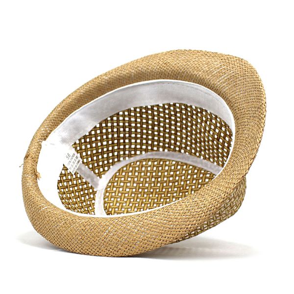 Män Beach Sun Hats Sommar Cowboy Fedora Retro Jazz Hat Khaki