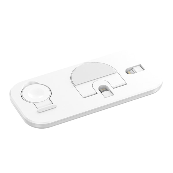 Bärbar trådlös laddare för iPhone Apple Watch AirPods Pro White 03ef |  White | Fyndiq