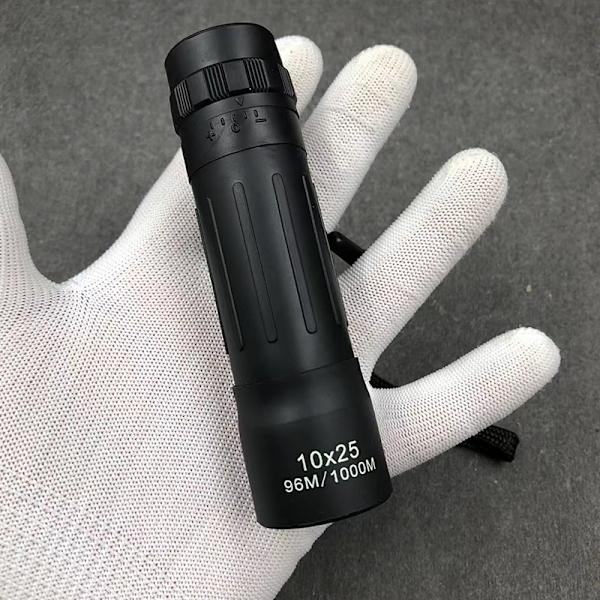 10*25 Teleskop Optisk Lens Night Vision Monocular Scope Device 10X25