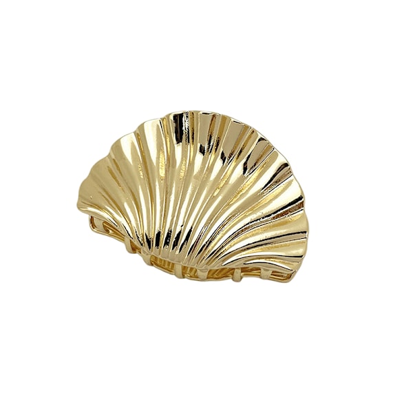 Fashion Gold Color Metal Shell Hair Claws Hairwear Sweet Clip A1