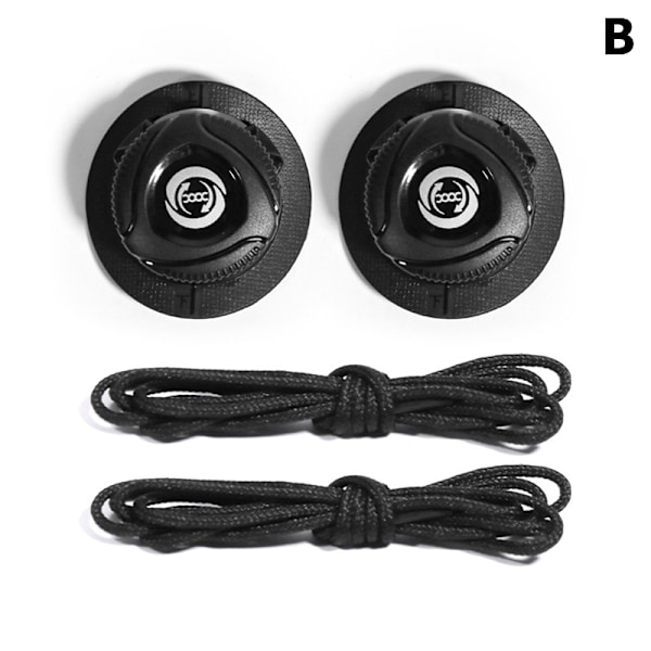 1 Par Sneaker Snørebånd Elastic No Tie Snørebånd B