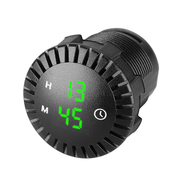 Automotive Bilbåt Motorsykkel Touch Digital Clock Display Tool Green