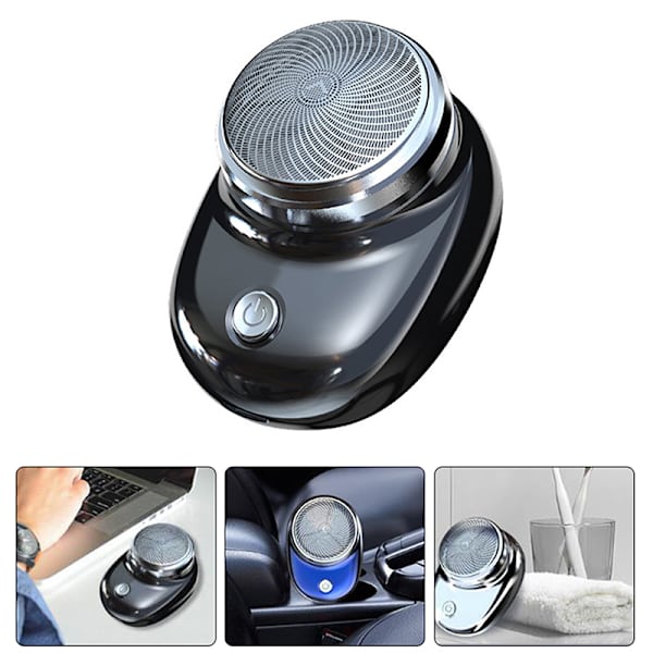 Sähköinen parranajokone Kannettava Razor Travel Attire USB ladattava Silver