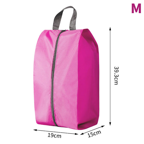 Støvtett Vanntett Sko Oppbevaringsvesker Nylon Skoveske Pink M