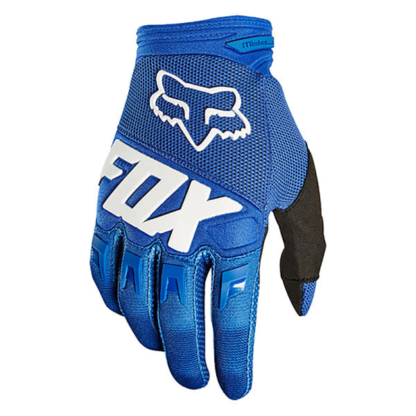 Smart Gloves Motocross MX BMX Dirt Bike Motorsykkelhansker blue L