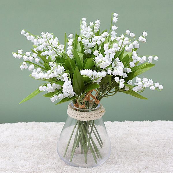 6 tekokukkaa Campanula muovikukkia Kodinsisustus 6pcs
