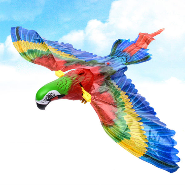 Simulering Bird Interactive Cat Toy Elektrisk hengende flyvende fugl No Light Music