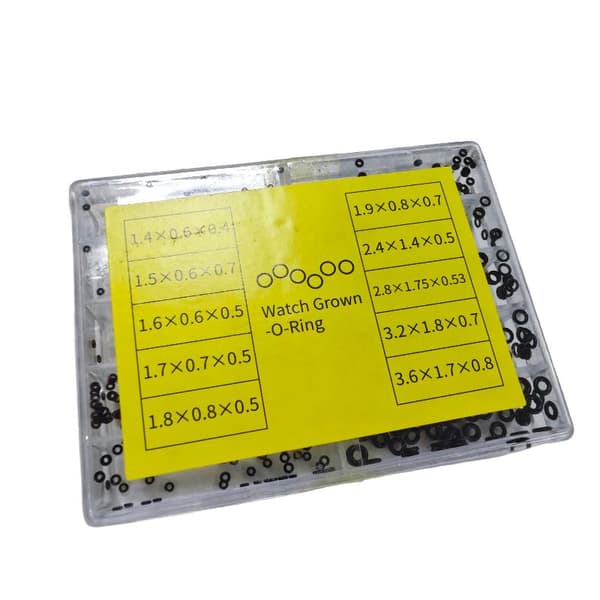 1 Set Nya Mini Gummi Bricka O-Ring Klocka Krona Vattentät Klocka Onesize