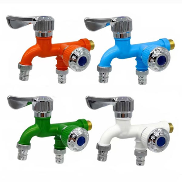 Dobbelt kontrol Dobbelt udløb Vandhane Universal Interface vandhane blue