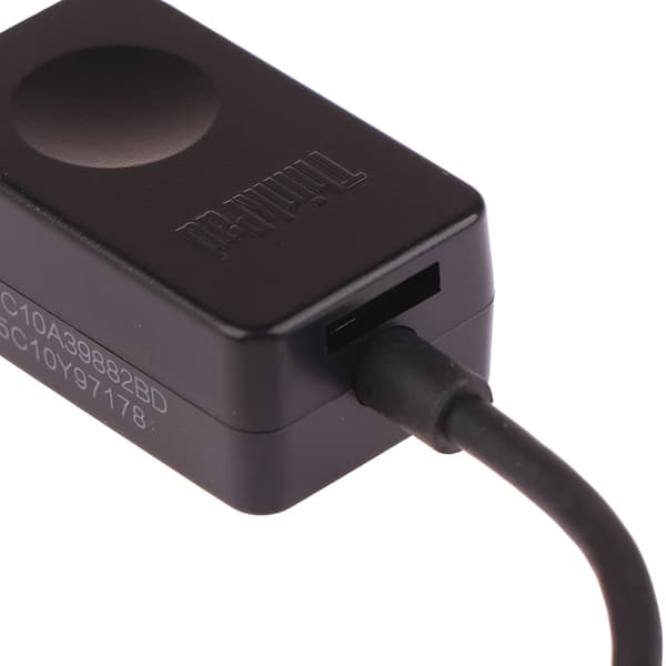 Original för ThinkPad X1 Carbon Ethernet-förlängningskabeladapter Black