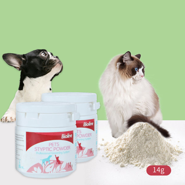 Pet Styptic Stop Bloeding Powder Dog Cat Traumaattinen hemostaattinen