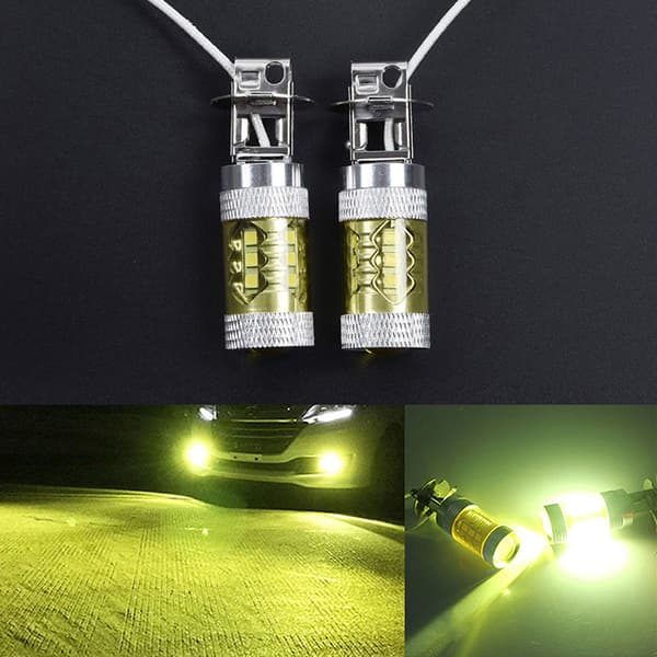 2st LED-dimljus LED-dimljus för bil Gul High Power Yellow one size