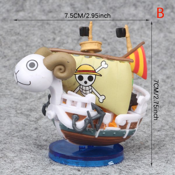 One Piece Pirates Boat Thousand Sunny Grand Pirate Ship modell Merry