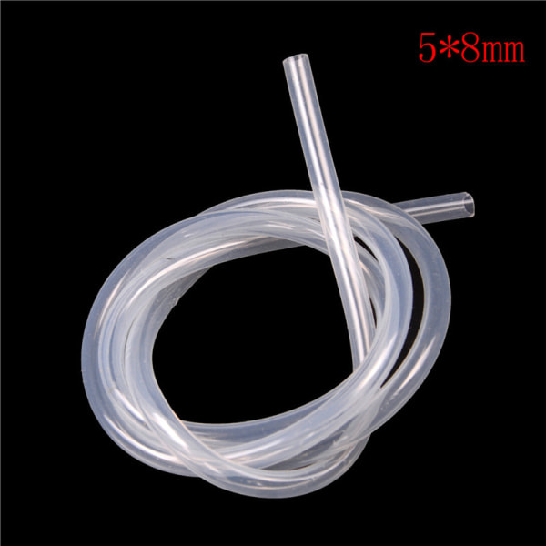 1M Grade Clear Translucent Silicone Tube Giftfri ölmjölk S A2 5*8mm