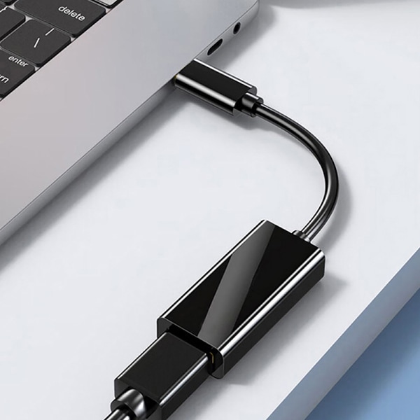 1 kpl C-tyypin ja HDMI4K-videokaapelin muuntimen sovitinkaapeli Black