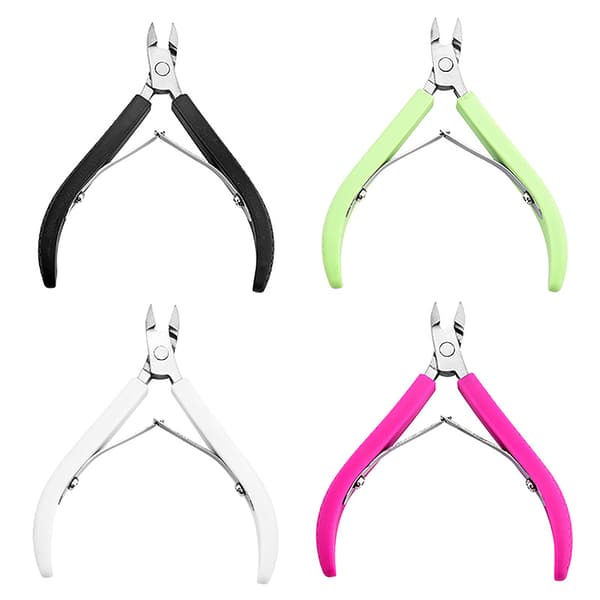 Rustfri icle Nipper Nail Art ter Clipper Manicure ter Black