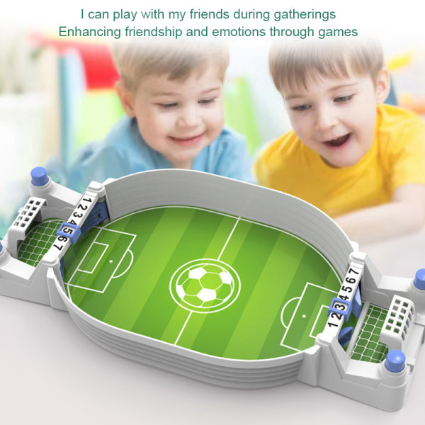 Kid'S Table Soccer Two Person Battle Puzzle Bordpladespil white