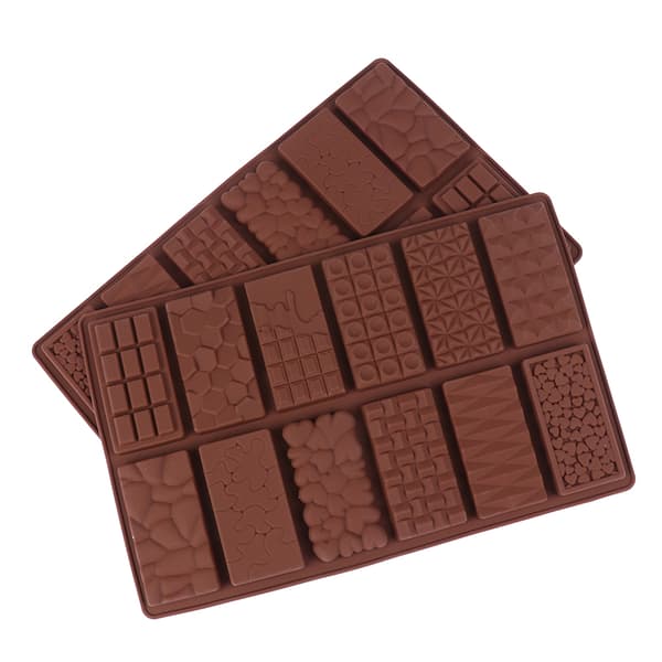 1 Stk 12 Cavity Silikone Chokolade Forme DIY Brown