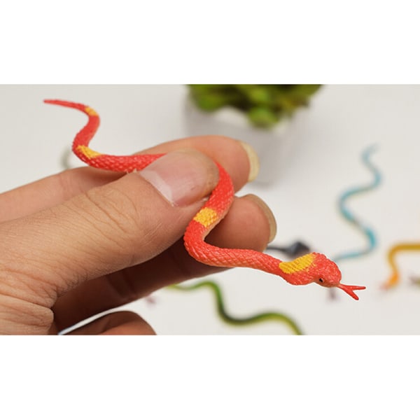 12 kpl korkea simulaatiolelu muovinen käärmemalli käärmelelut