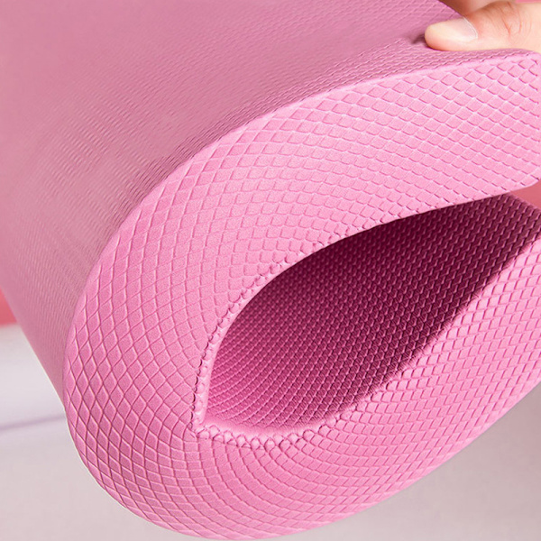 TPE Balance Soft Yogamatte Yogamatte Sports Treningsmatte Gulvmatte roseo 30*20*5CM