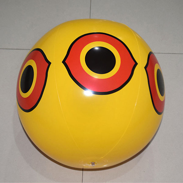 Anti Bird Uppblåsbar Repeller Skrämma Eye Ballonger Farm Protector Yellow