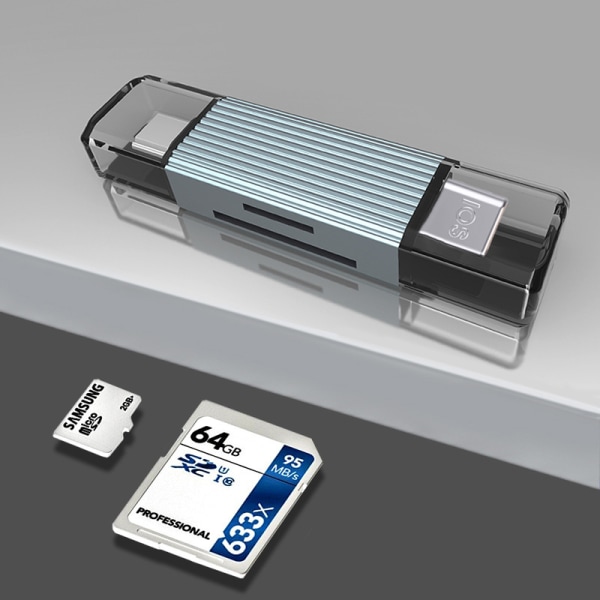 OTG Type-C Micro SD-kortlæser USB-C Memory TF SD-kortadapter A1