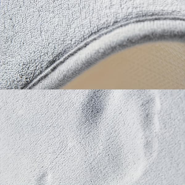 Memory Foam Badetæppe Anti-slip Badeværelsesmåtte Gulvmåtte Black