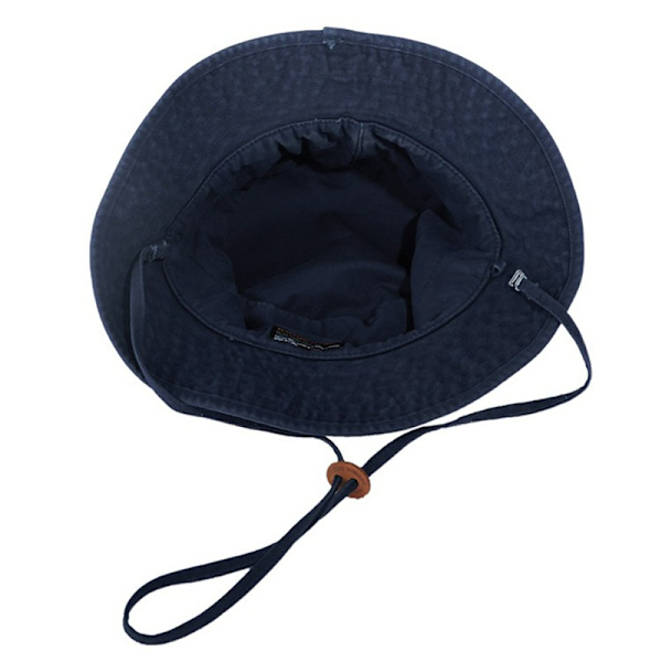 Ulkovuorikiipeilyn kiristysnyörillä kalastajan hattu black 56-58cm