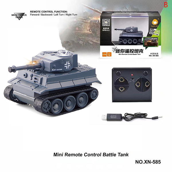 Fjernkontroll Small Tank RC Crawler Driving Chariot leketøy type-B