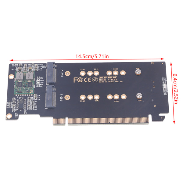 1 STK PCIE3.0 GEN3 X16 PCI-E VROC-KORT
