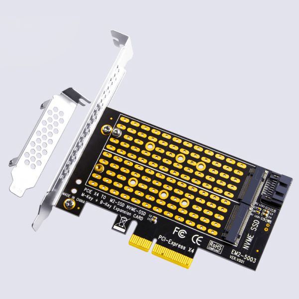 Lisää kortteja PCIE M2/M.2-sovittimeen SATA M.2 SSD PCIE-sovitin A2