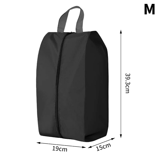 Støvtett Vanntett Sko Oppbevaringsvesker Nylon Skoveske Black M